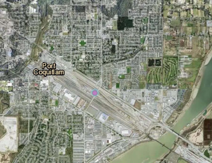 Train derails at the Coquitlam Yard