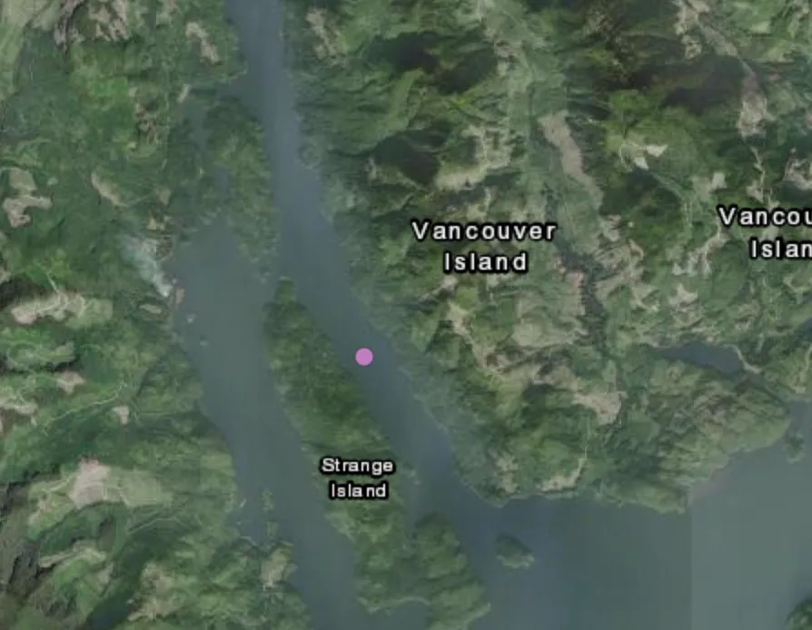 Plane crash in Tahsis Inlet