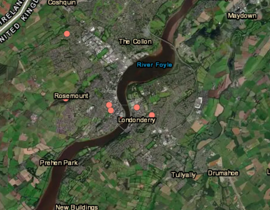 Police seize guns and explosives in Derry