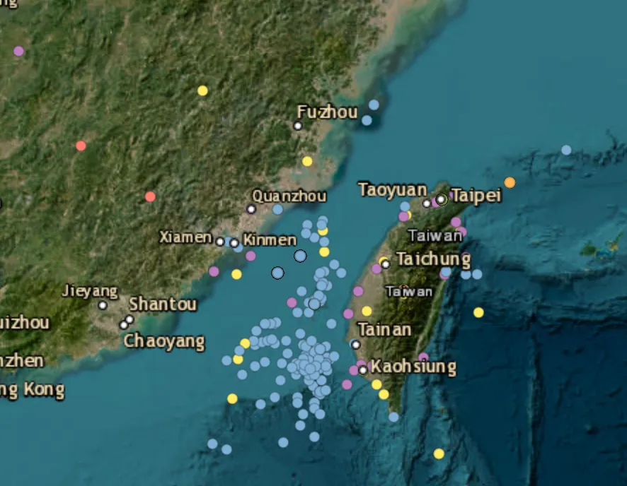 Seven Chinese military aircraft, five naval ships tracked around Taiwan