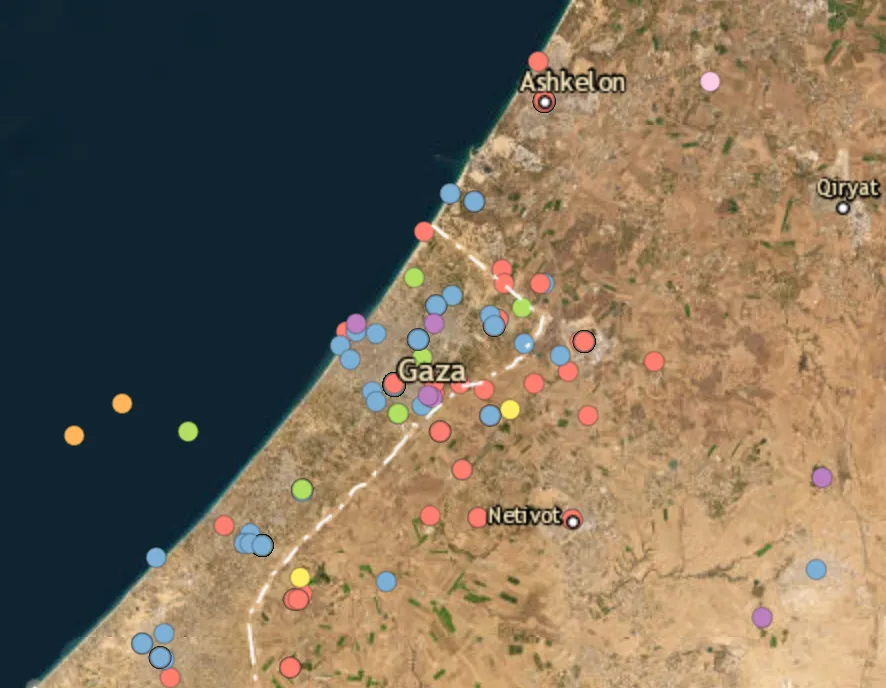 Weapons found in a Gaza school