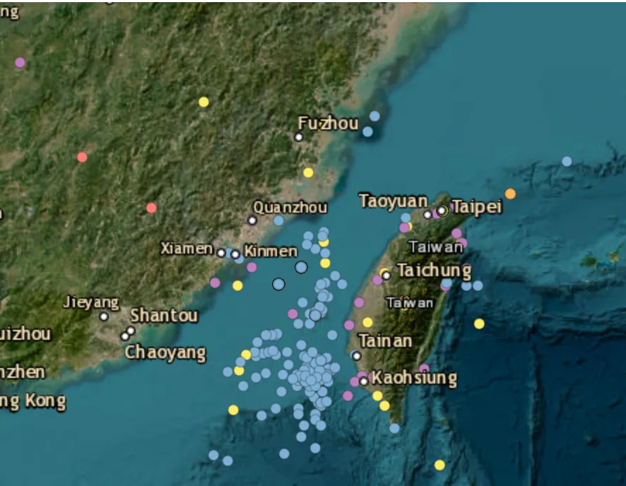 10 Chinese military aircraft, seven naval ships tracked around Taiwan