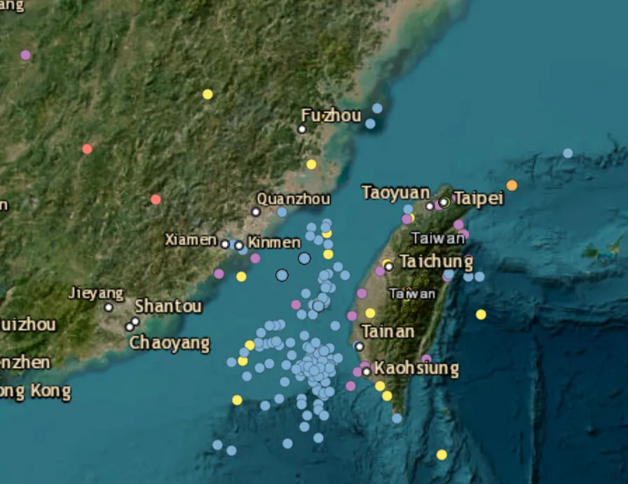 Nine Chinese military aircraft, two naval ships tracked around Taiwan