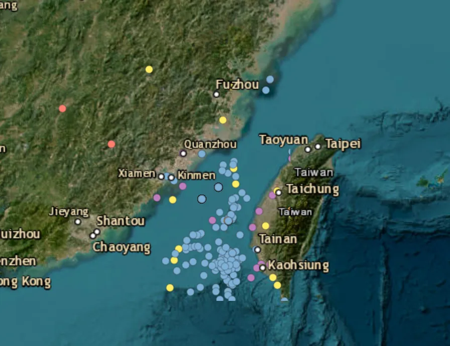 Eight Chinese military aircraft, one balloon, five naval ships tracked around Taiwan