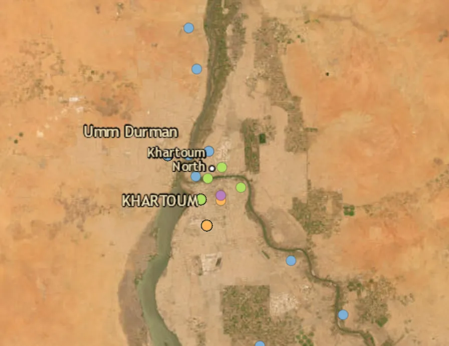 Clashes and airstrikes were reported in Khartoum