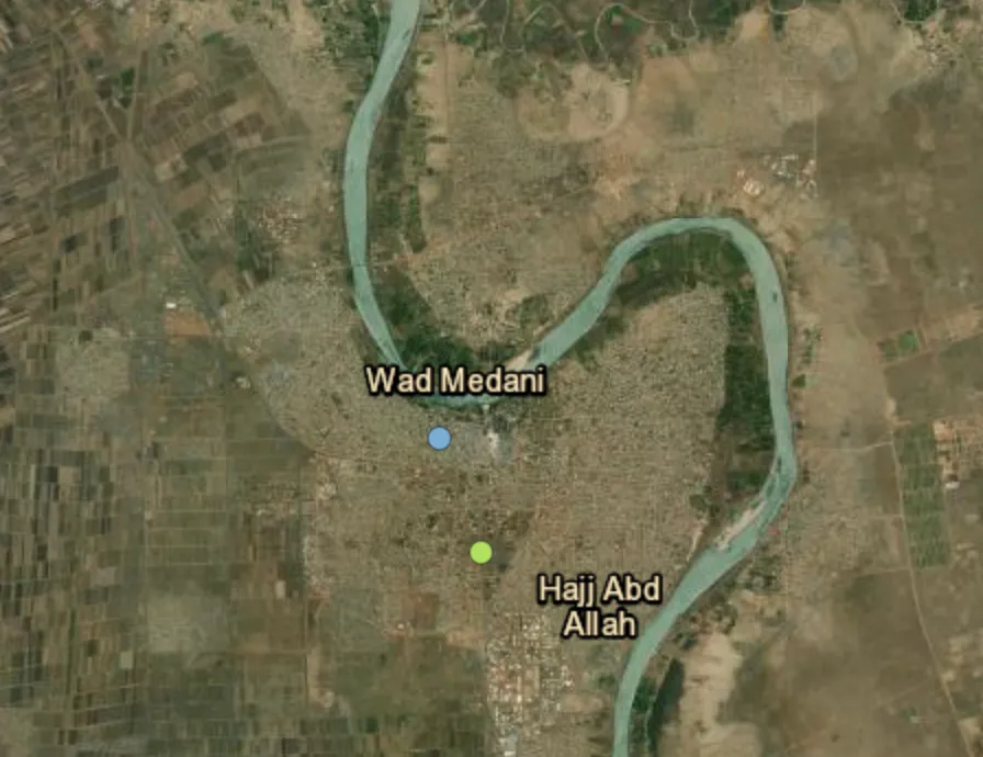 Heavy gunfire reported in Wad Madani