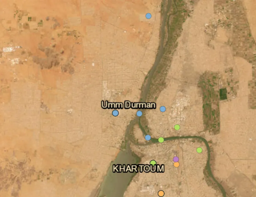 Fierce battles erupted in Omdurman and Khartoum