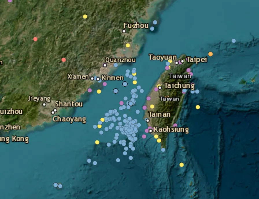 10 Chinese military aircraft, four naval ships tracked around Taiwan