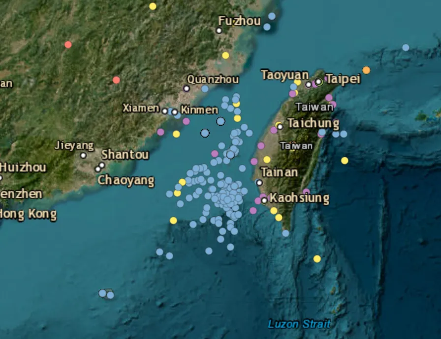 Nine Chinese military aircraft, four naval ships tracked around Taiwan