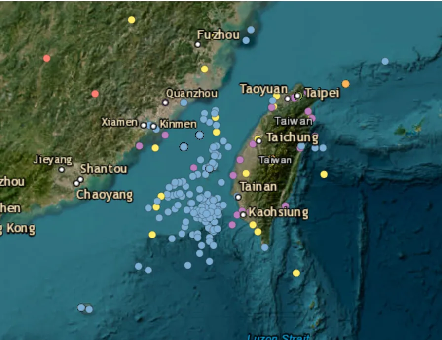 Eight Chinese military aircraft, four naval ships tracked around Taiwan