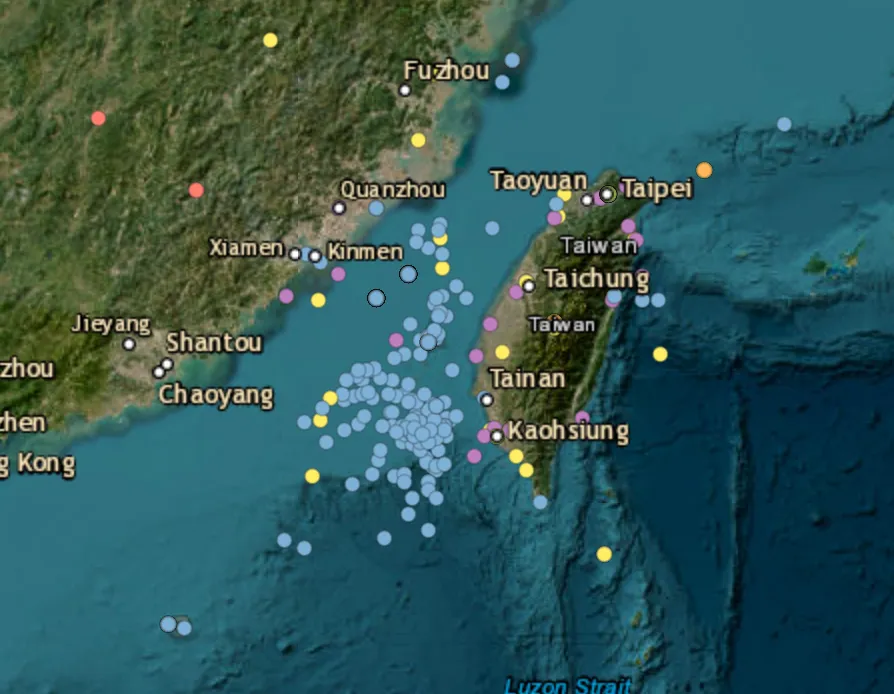 Eight Chinese military aircraft, five naval ships tracked around Taiwan