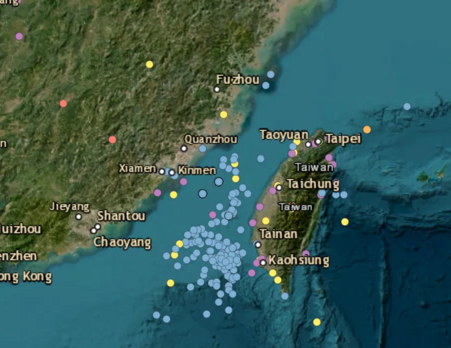 Nine Chinese military aircraft, five naval ships tracked around Taiwan