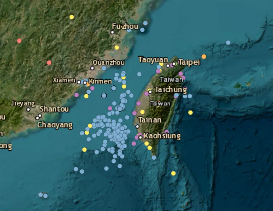 10 Chinese military aircraft and eight naval ships tracked around Taiwan