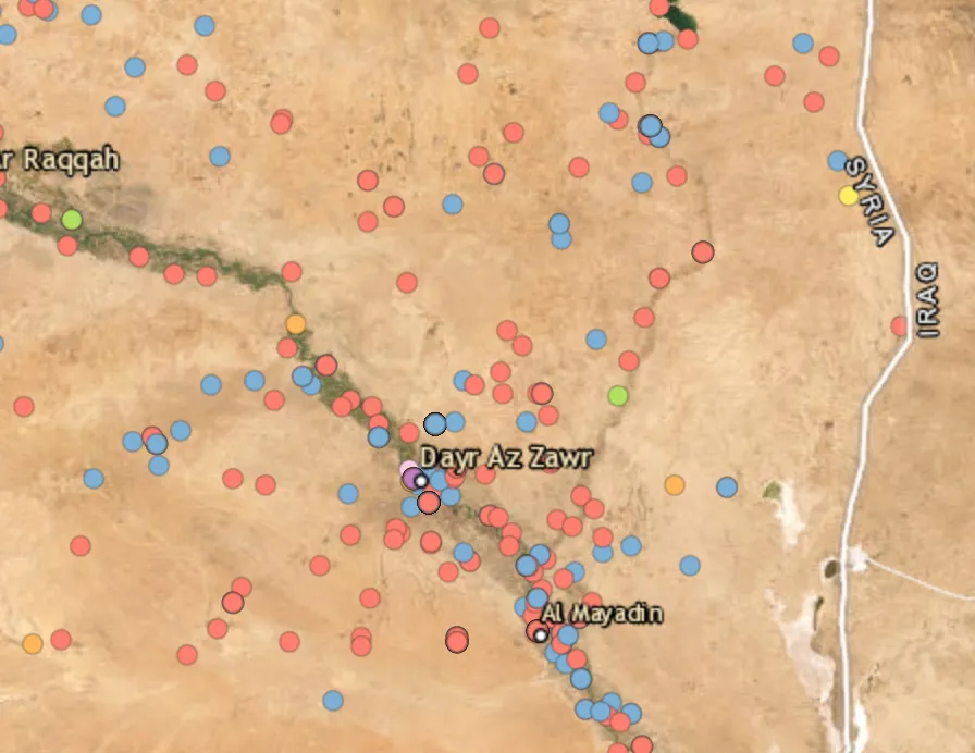 Coalition Activity in Deir Ezzor