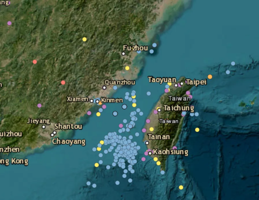 Taiwan dispatches military forces to monitor Chinese military drills around the country