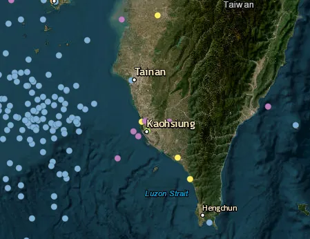 Cargo ship catches fire off Kaohsiung