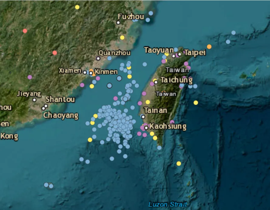 14 Chinese military aircraft and nine naval vessels tracked around Taiwan