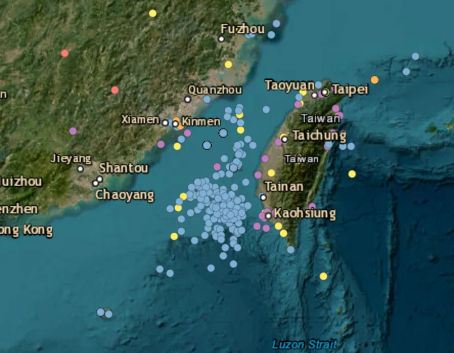 25 Chinese military aircraft and ten naval vessels tracked around Taiwan