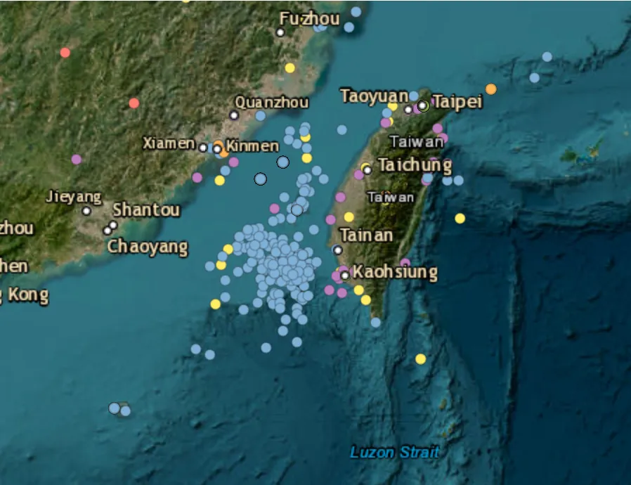 13 Chinese military aircraft and 10 naval vessels tracked around Taiwan