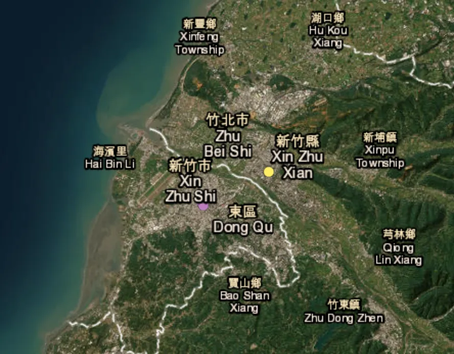 Taiwan fighter jet crash near Hsinchu