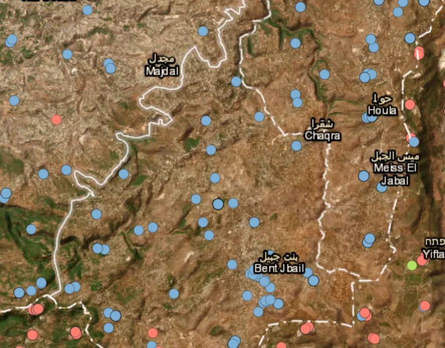 Hezbollah rocket launchers targeted in Haddatha