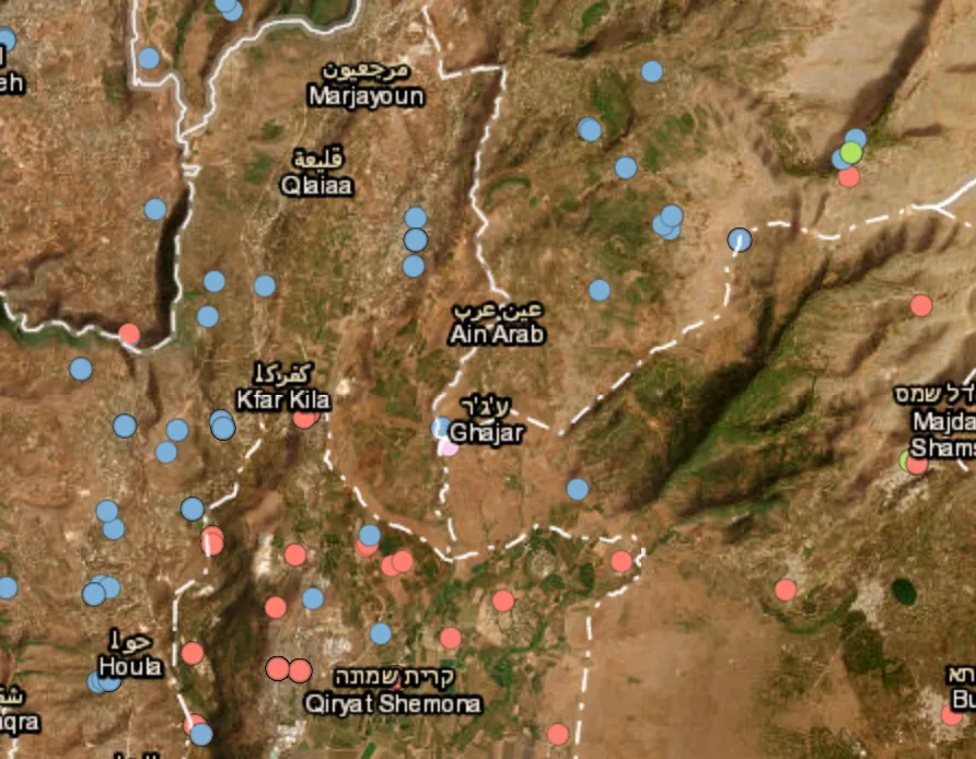 Heavy shelling reported near Wazzani