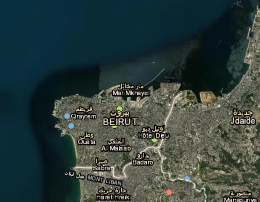 Casualties reported in Beirut strike