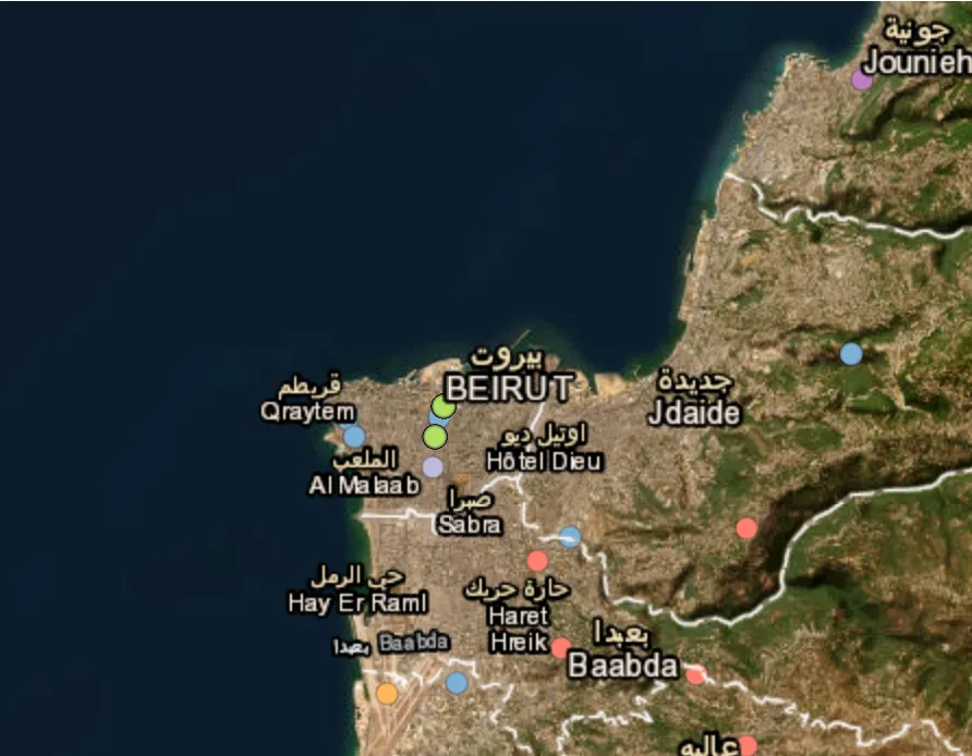 Hezbollah command centers targeted in Beirut