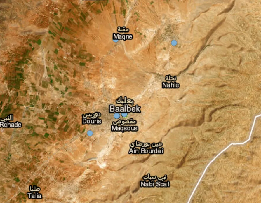 Israeli airstrikes were reported in the Bekaa Valley and Baalbek