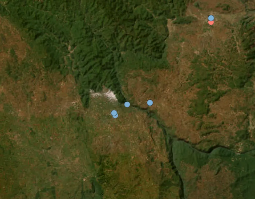 Junta airstrikes target the TNLA-controlled town of Nawnghkio