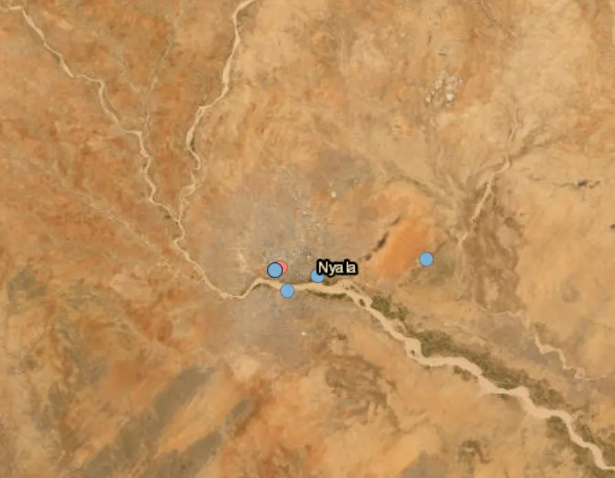 Sudanese airstrikes target RSF in Nyala