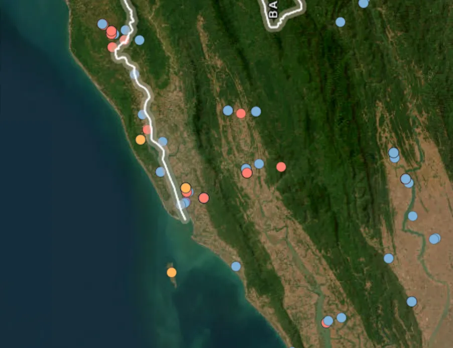 Junta airstrike kills five people in Maungdaw Township