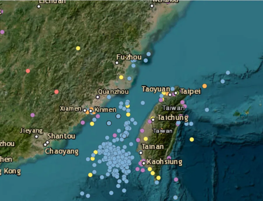 12 Chinese military aircraft and five naval vessels tracked around Taiwan