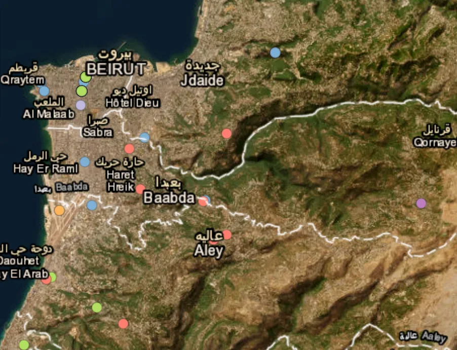 Israeli strike hits a car in the Beirut area