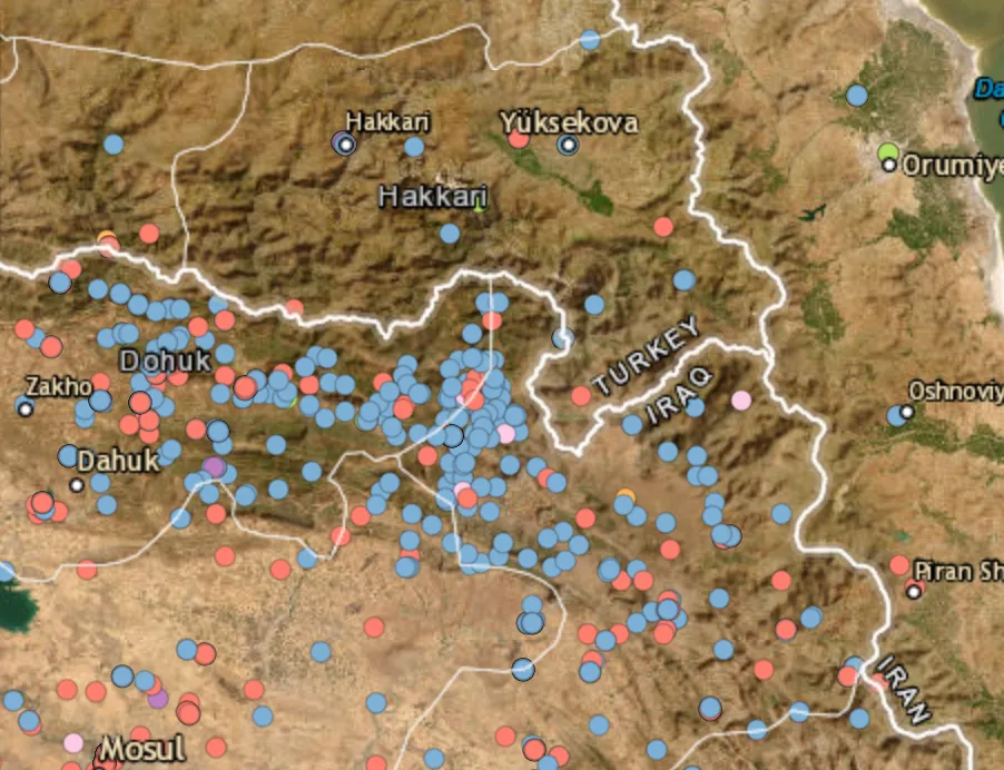 Turkish airstrikes destroy 32 PKK targets in Syria and Iraq