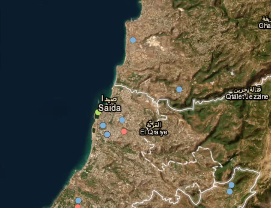 Airstrikes continue in southern Lebanon