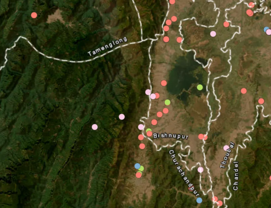 Security forces recover arms caches in the Churachandpur and Thoubal districts