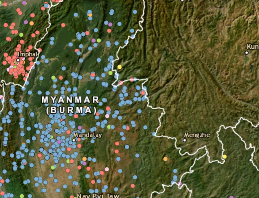 Regime airstrikes destroy a Buddhist monastery, wound a civilian in Lashio