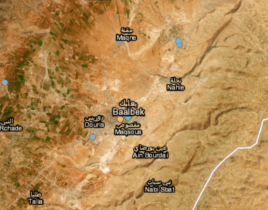 Airstrike hits Baalbek