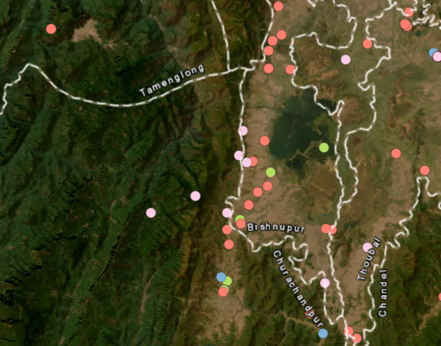 Indian forces recover weapons cache in Churachandpur district