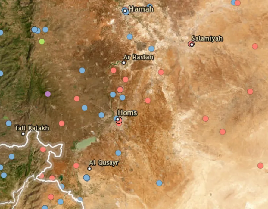 Explosions reported near Damascus and Homs