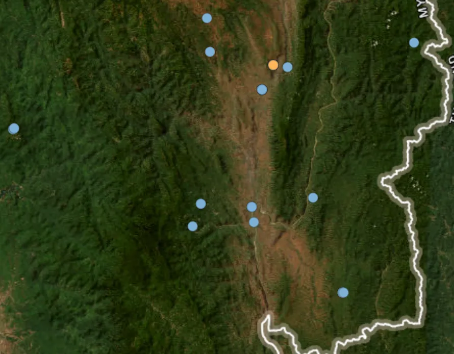 Junta airstrikes target villages in Hpasawng Township