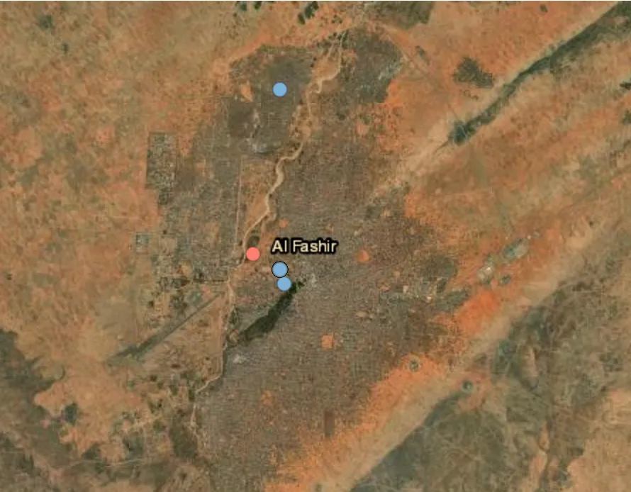 Intense clashes between Sudanese forces and RSF reported  in El Fasher