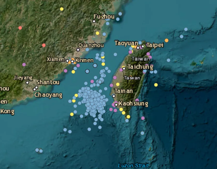 25 Chinese military aircraft and seven naval ships tracked around Taiwan