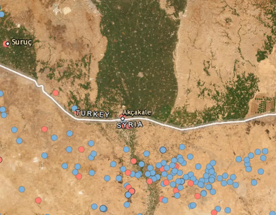 Drones attack the Tel Abyad area