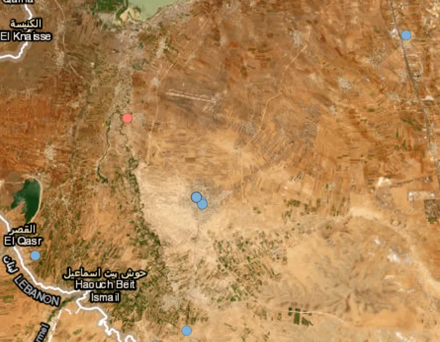 Airstrikes reported near the Al-Qusayr area