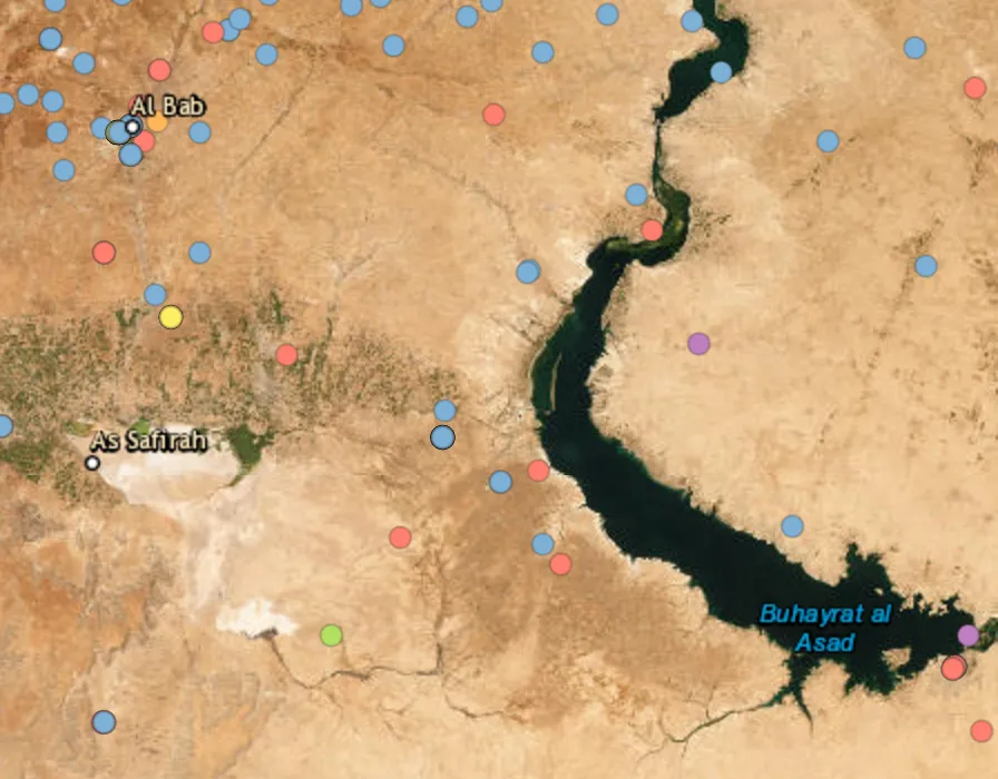 Turkish attacks reported in the Manbij area