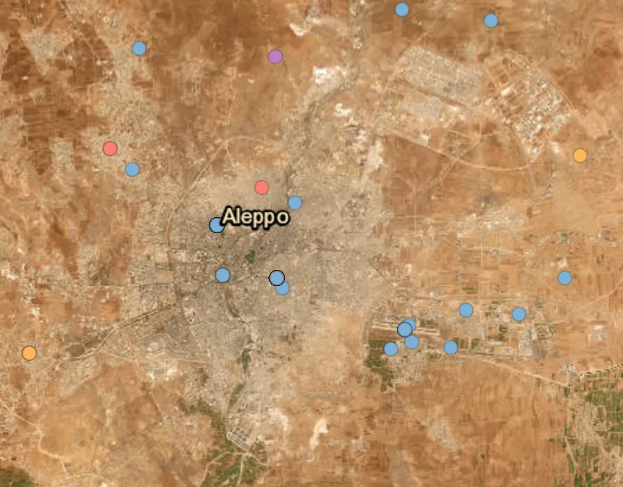 Russian airstrikes hit Aleppo