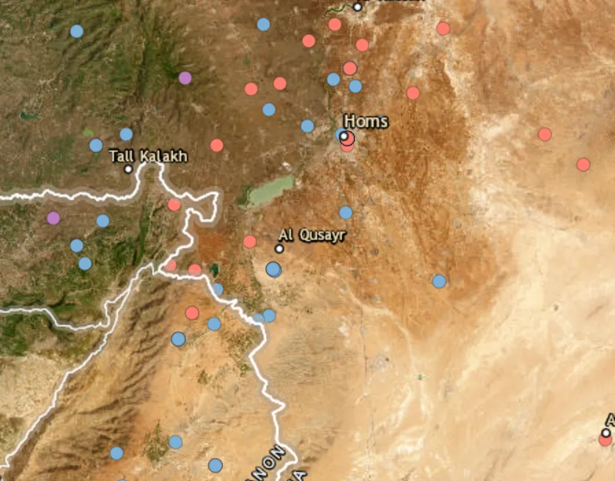 Airstrikes hit military infrastructure near the Syrian-Lebanese border