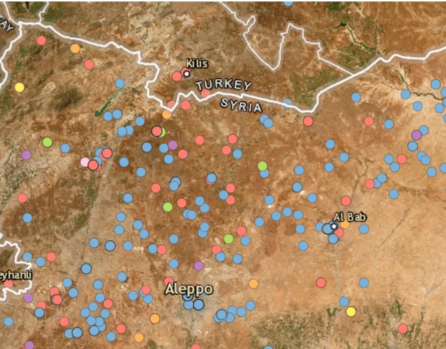 Pro-Turkish and Kurdish forces clash in Aleppo